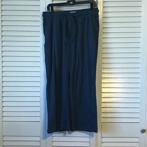 L.L. Bean Women's Navy Blue Track Pants